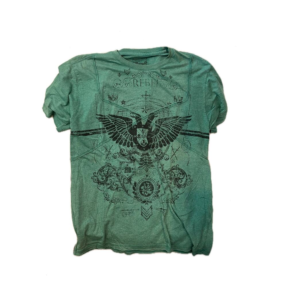 Retrofit Rebel Green T-Shirt Mens Large